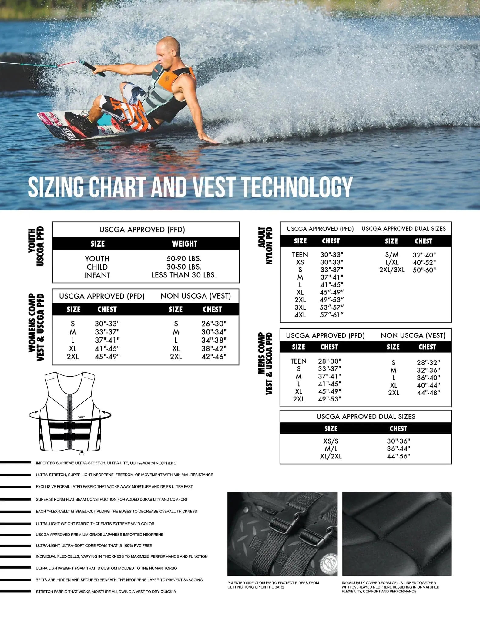 Jet Pilot Strike Nylon PFD