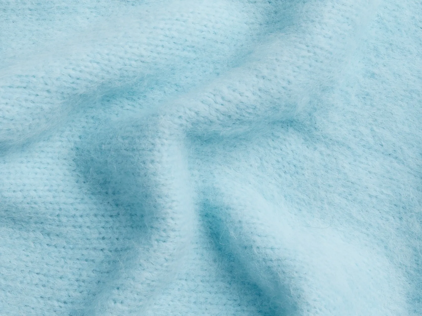 le FLEUR* Alpaca Fringe Throw (Geneva Blue)