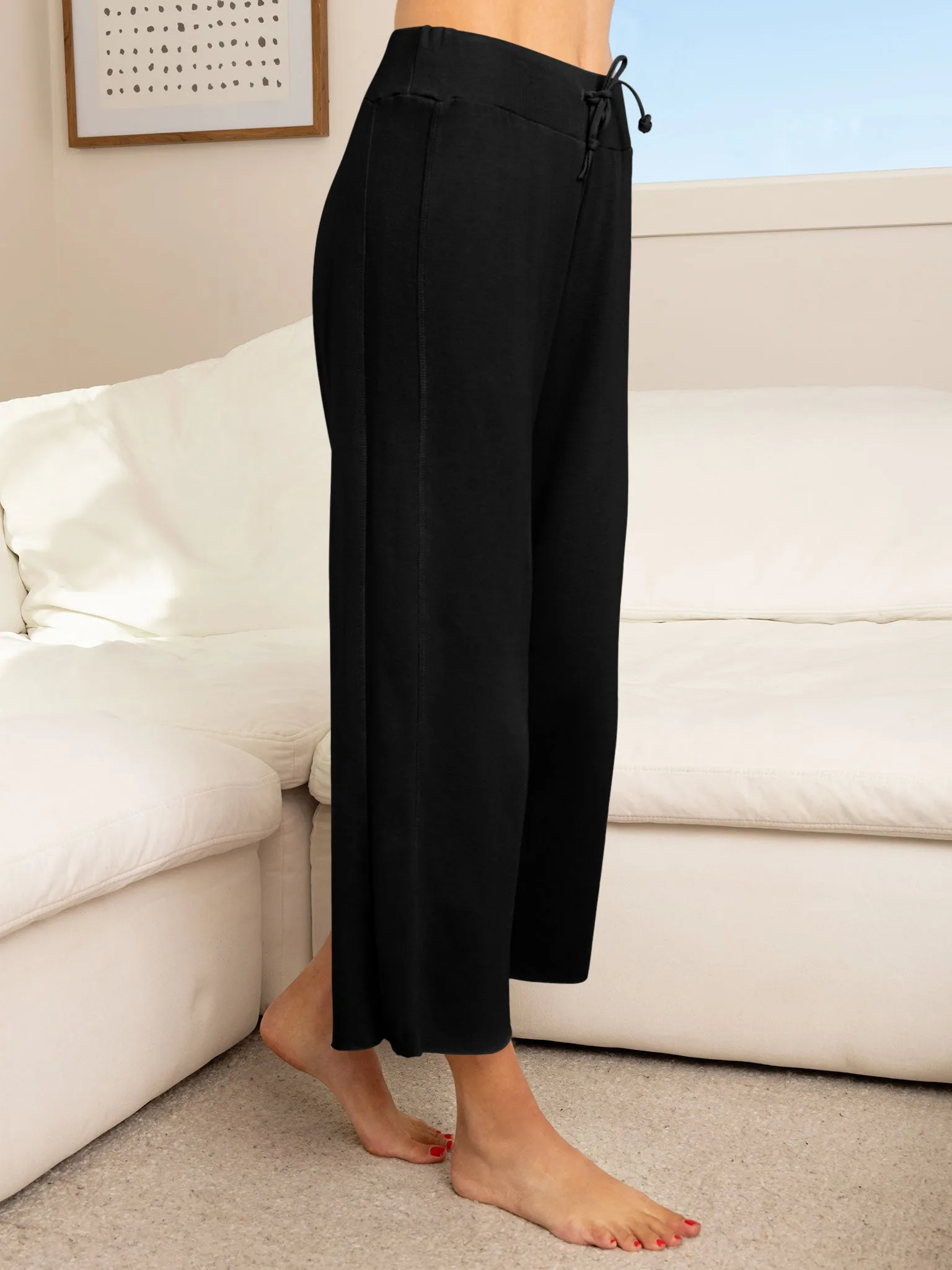 Lush Fleece Cropped Pant