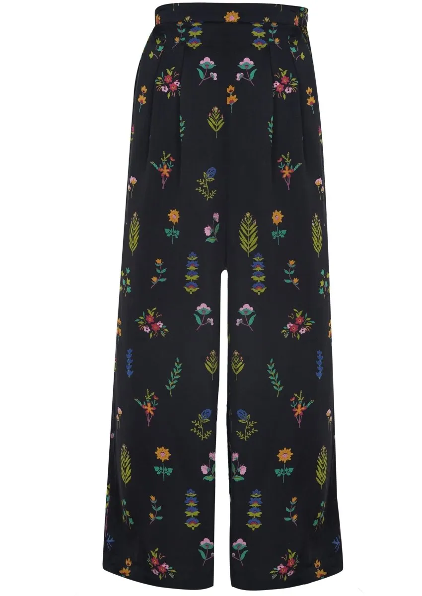 Midnight Botanica Pants
