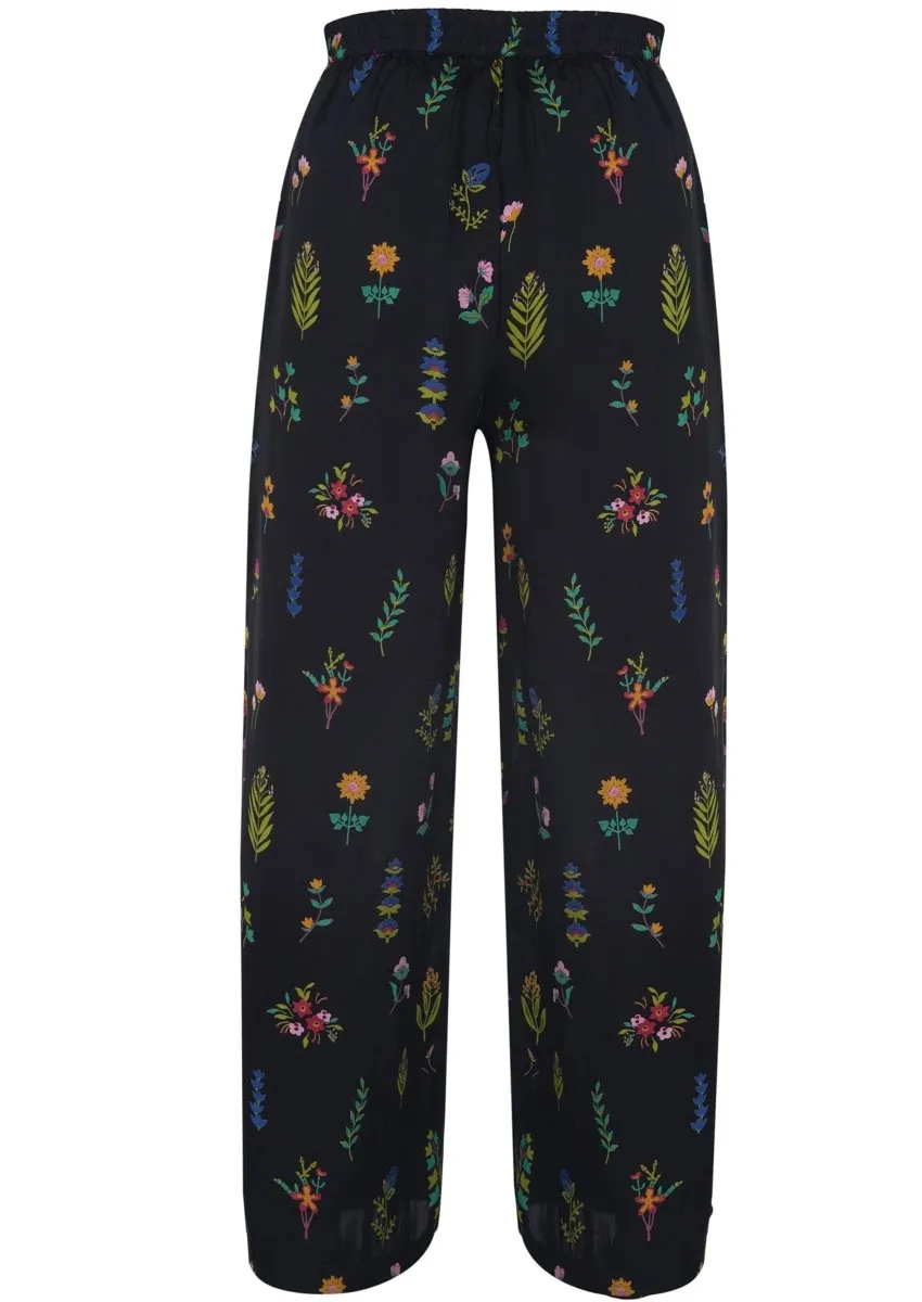 Midnight Botanica Pants