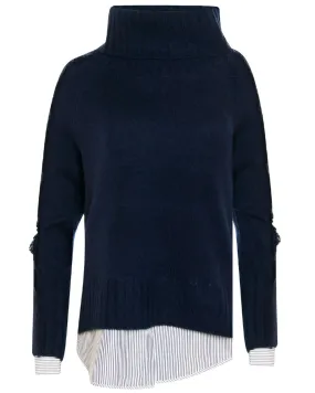 Navy Stripe Jolie Layered Looker