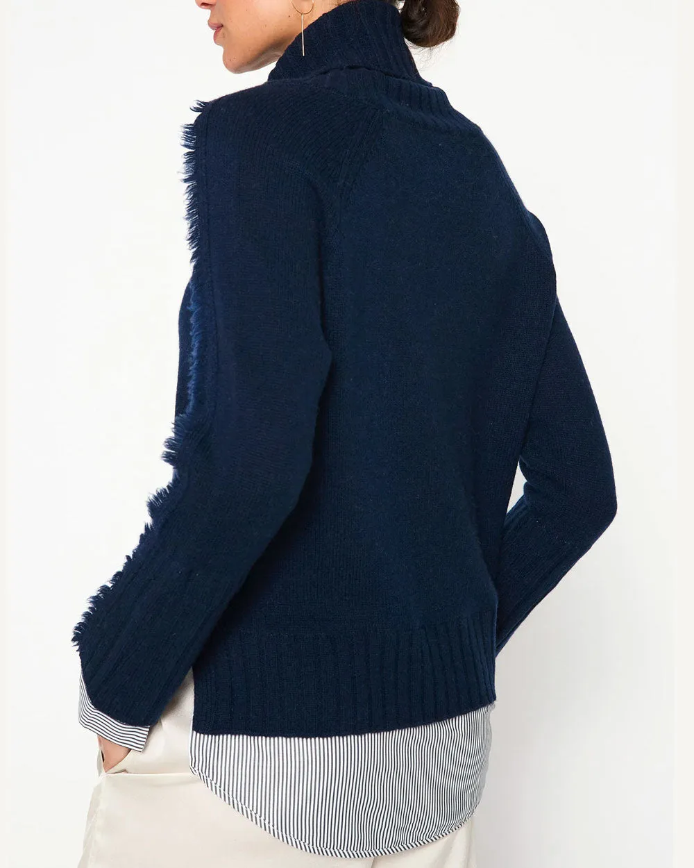 Navy Stripe Jolie Layered Looker