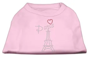 Paris Rhinestone Shirts Light Pink XXL (18)