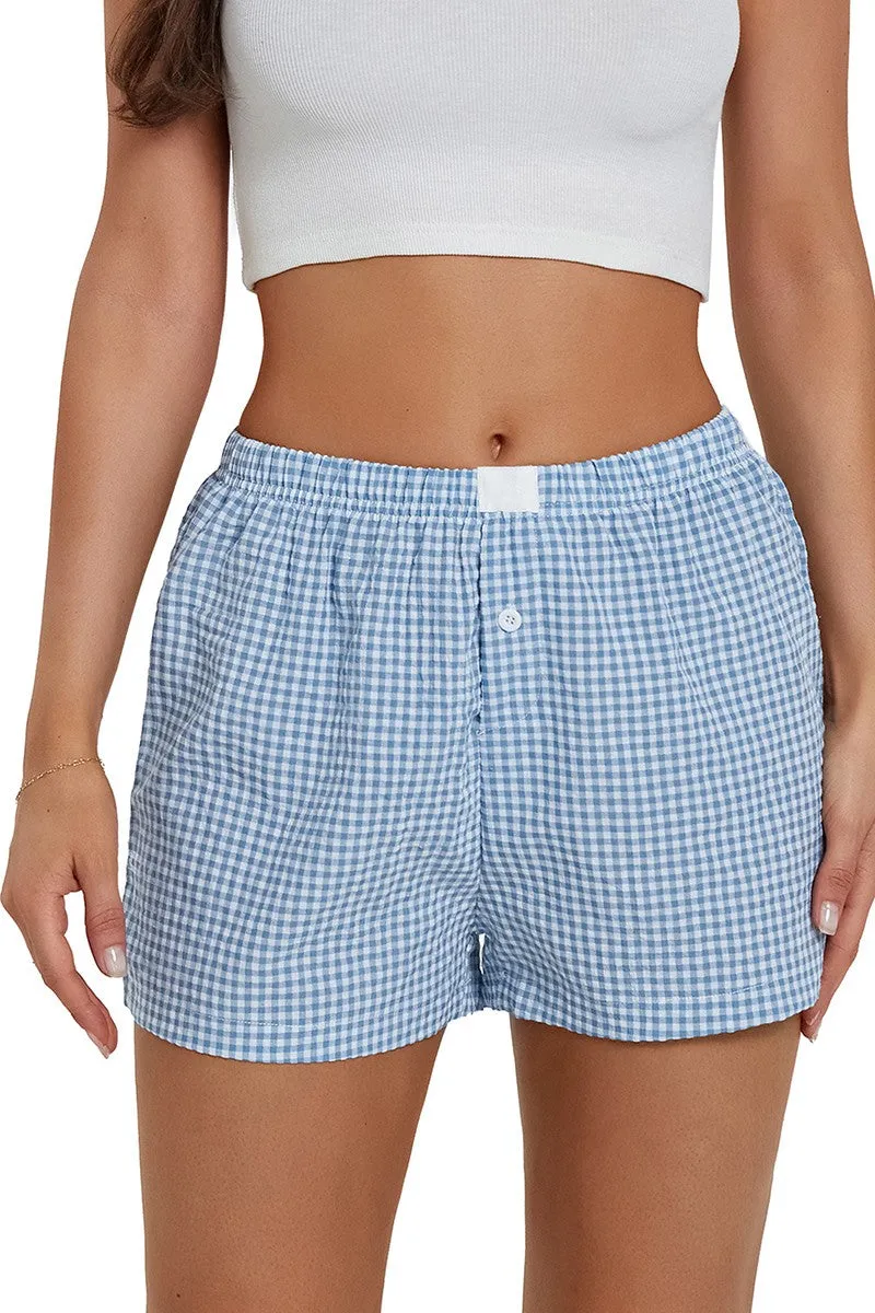 Plaid Checked Boxer Short