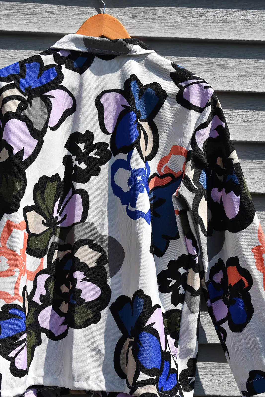 Polina Printed Chore Coat