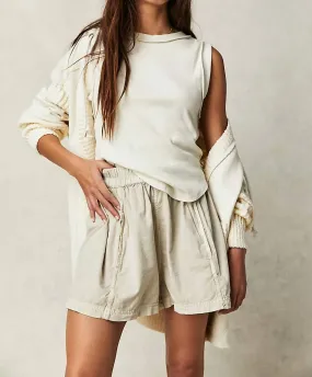 Poplin Pull On Short