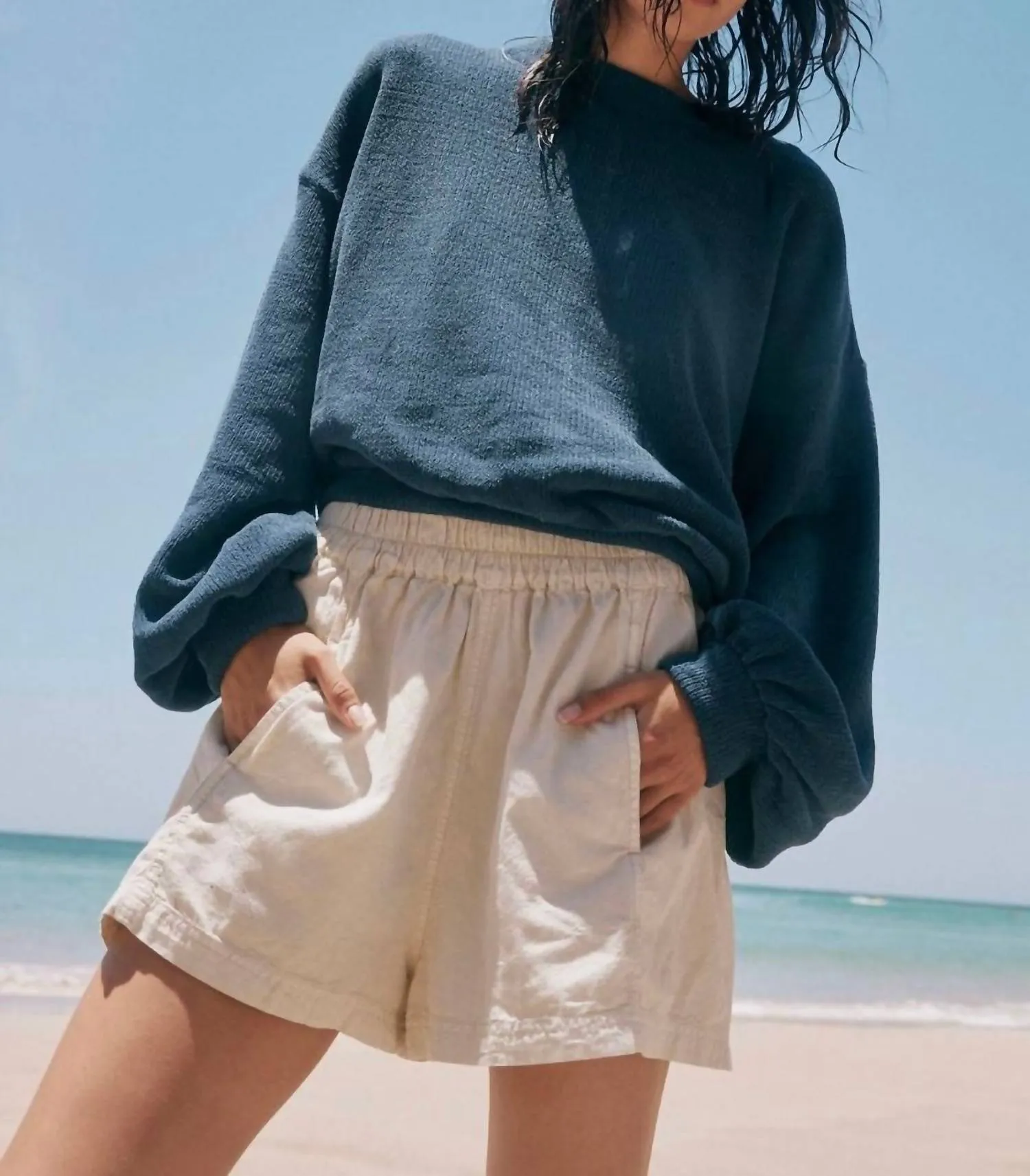 Poplin Pull On Short