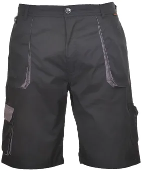 Portwest Texo contrast shorts (TX14) | Black/Grey