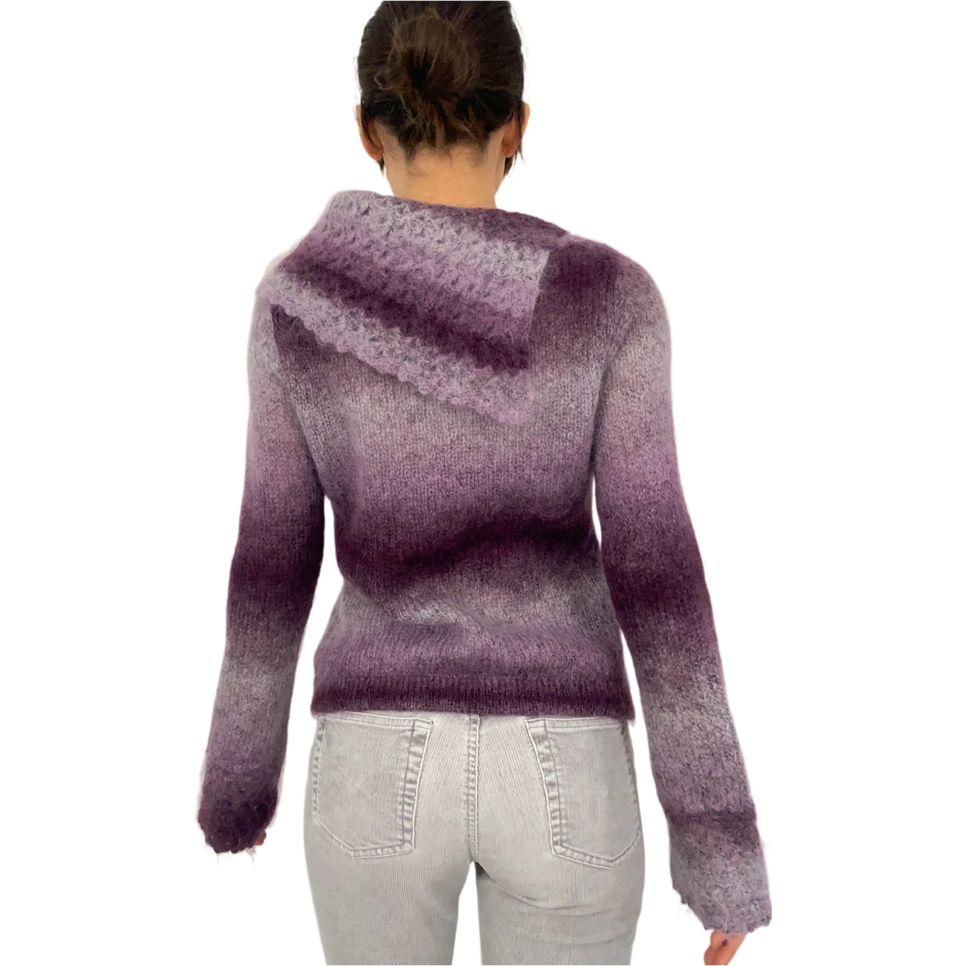 Purple Striped Sweater (S)