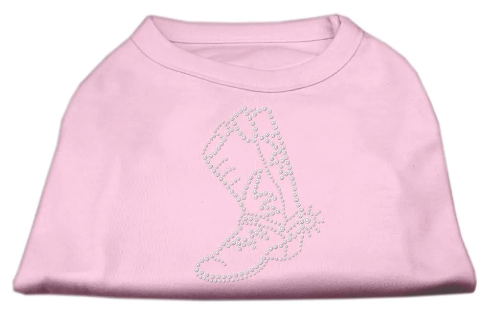Rhinestone Boot Shirts Light Pink L (14)