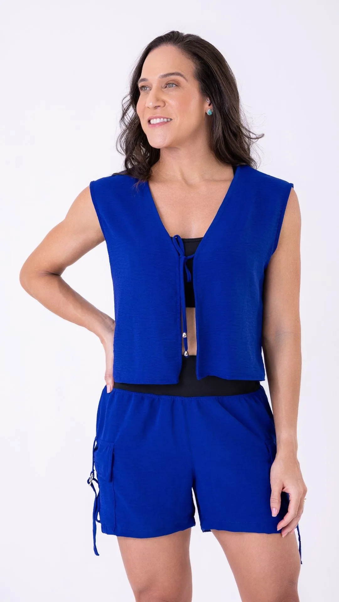 Royal Blue Always Effortless Tie Vest
