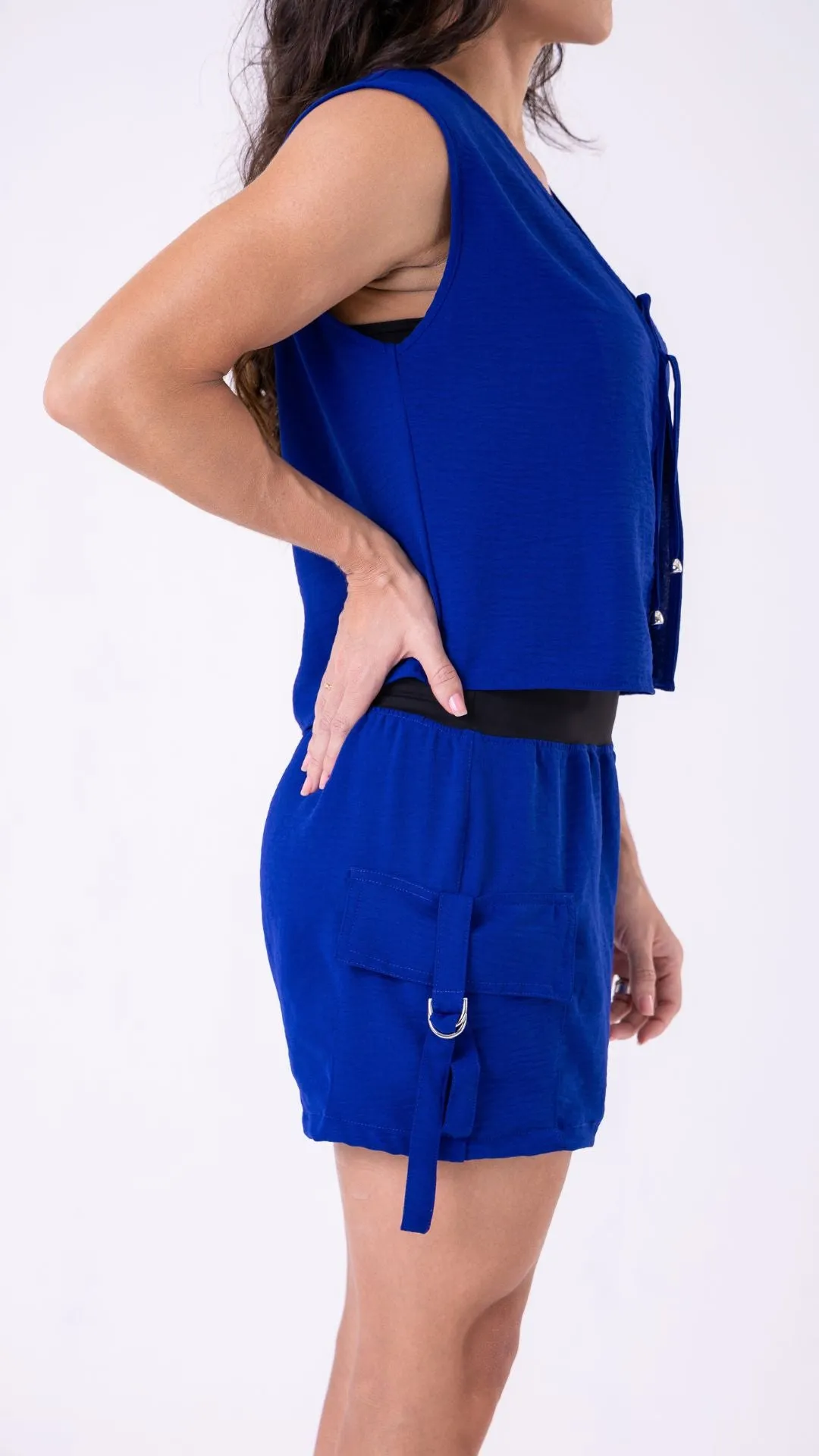 Royal Blue Always Effortless Tie Vest