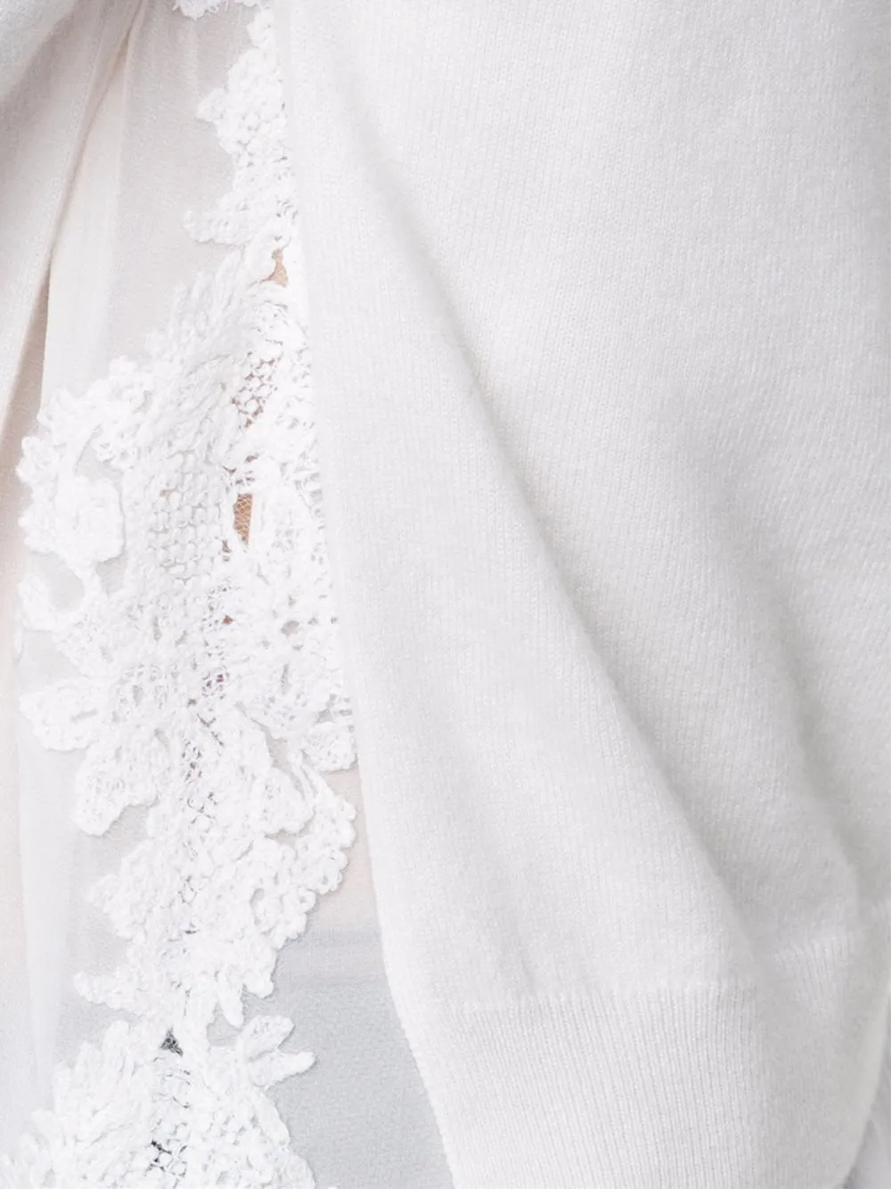 ruffled layered hem pullover