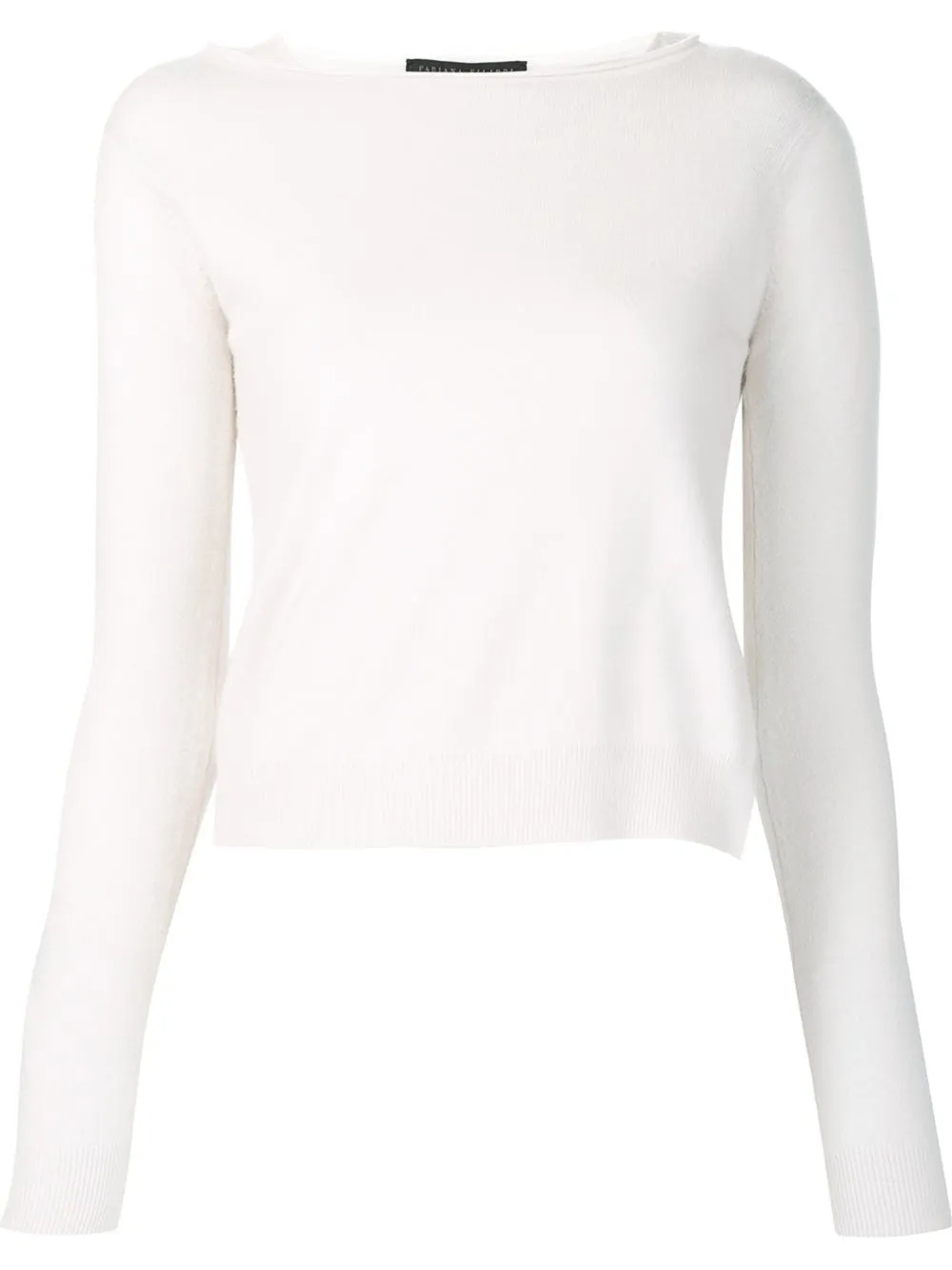 ruffled layered hem pullover
