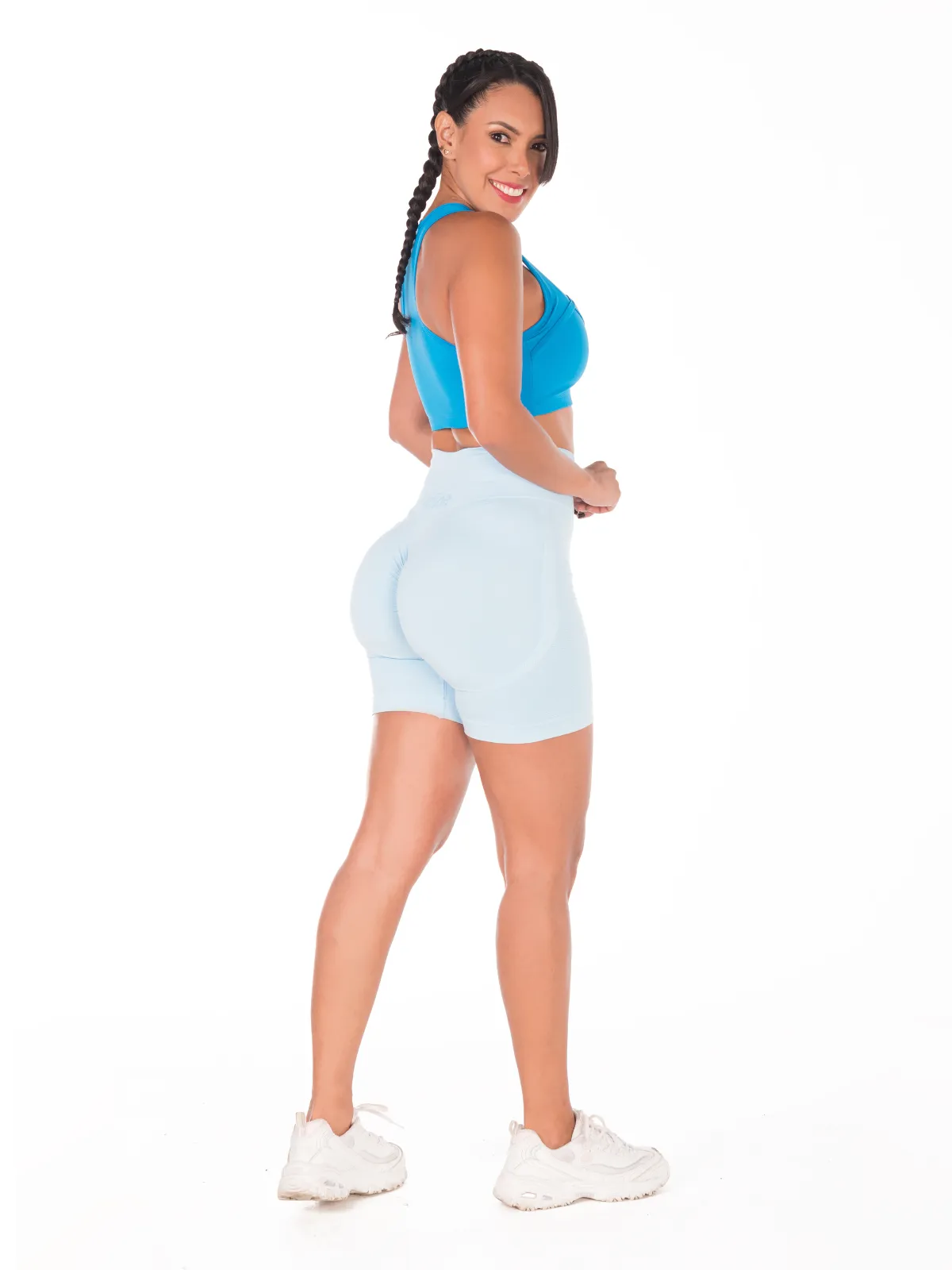 Short with Scrunch - Blue