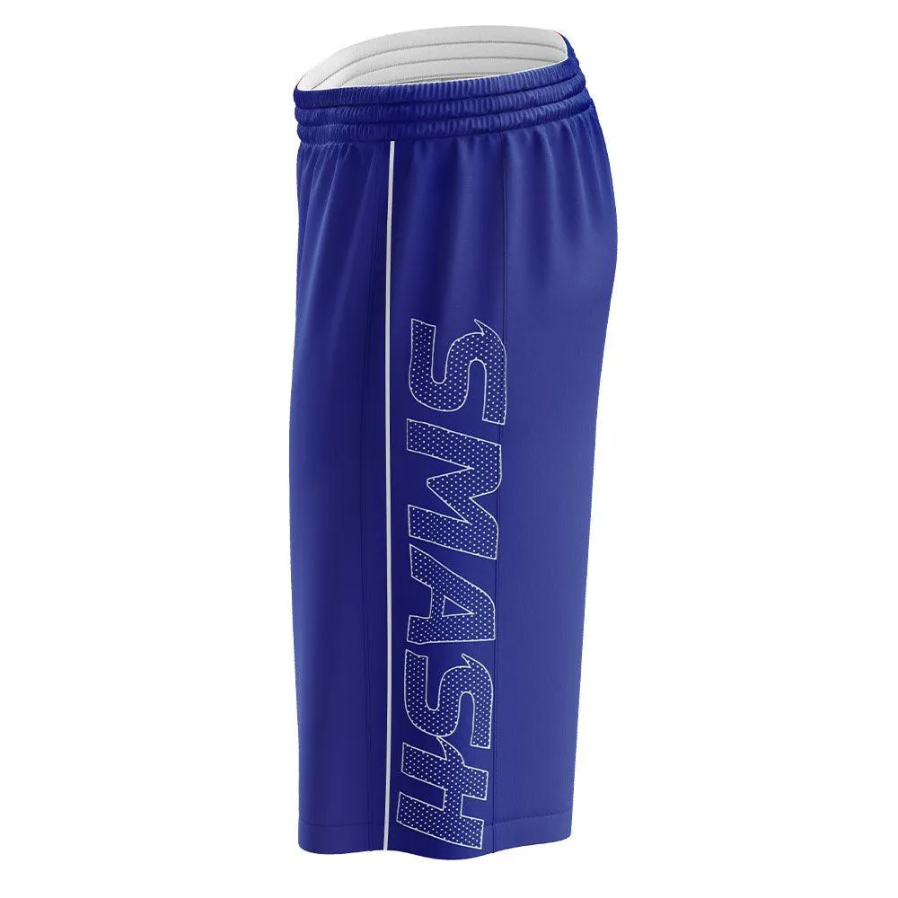 SIS Microfiber Shorts (Royal/White)