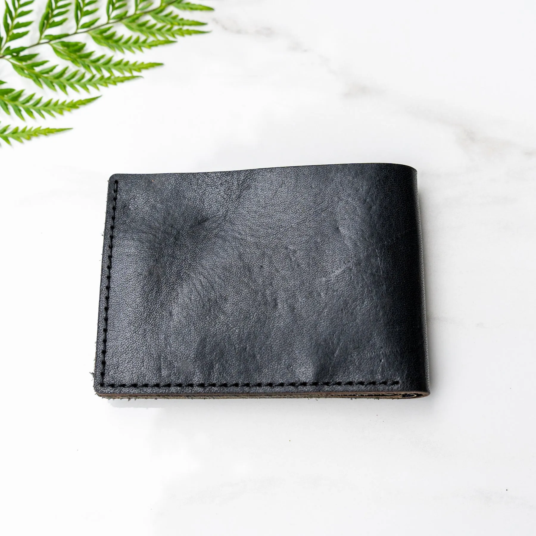 Studded Leather Wallet