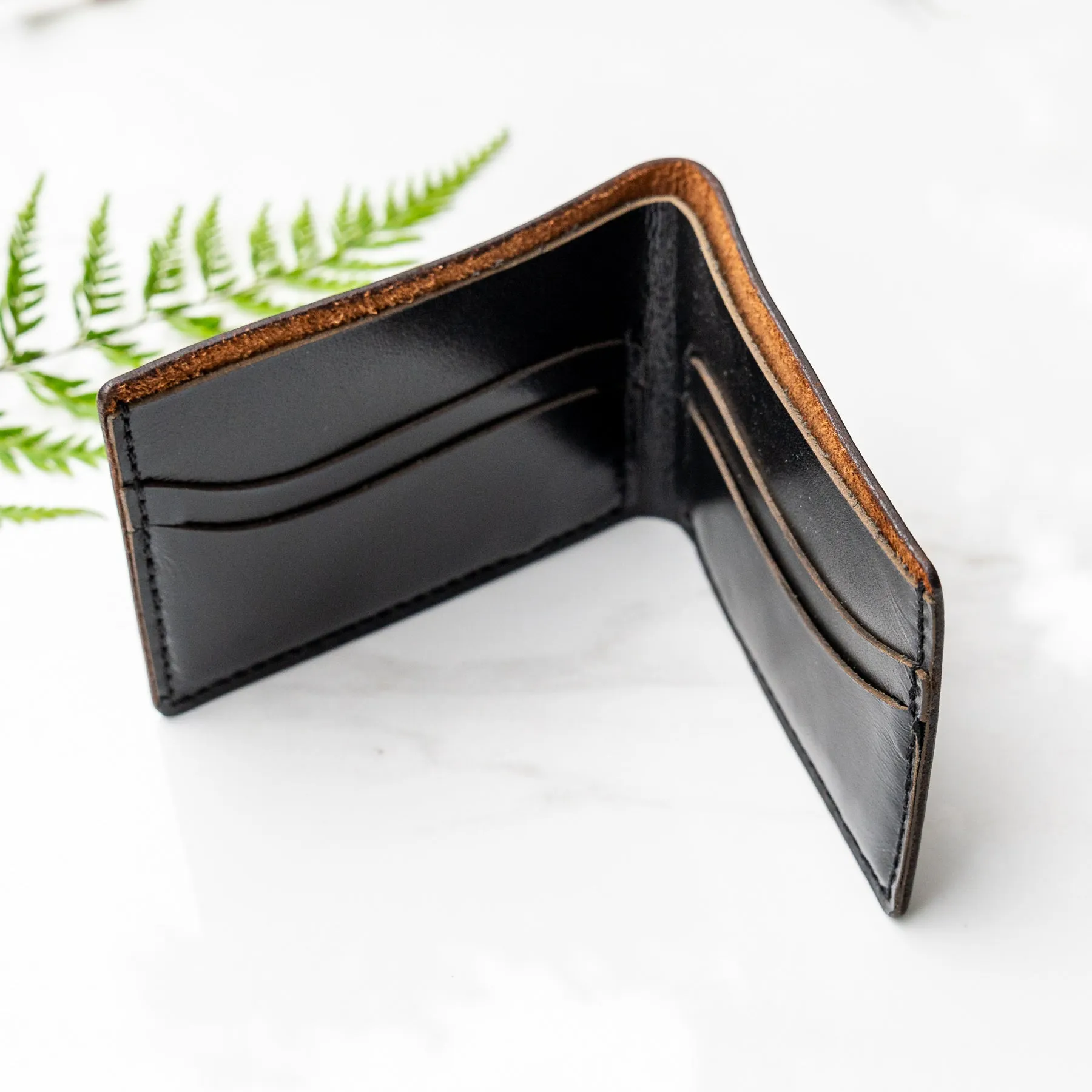 Studded Leather Wallet