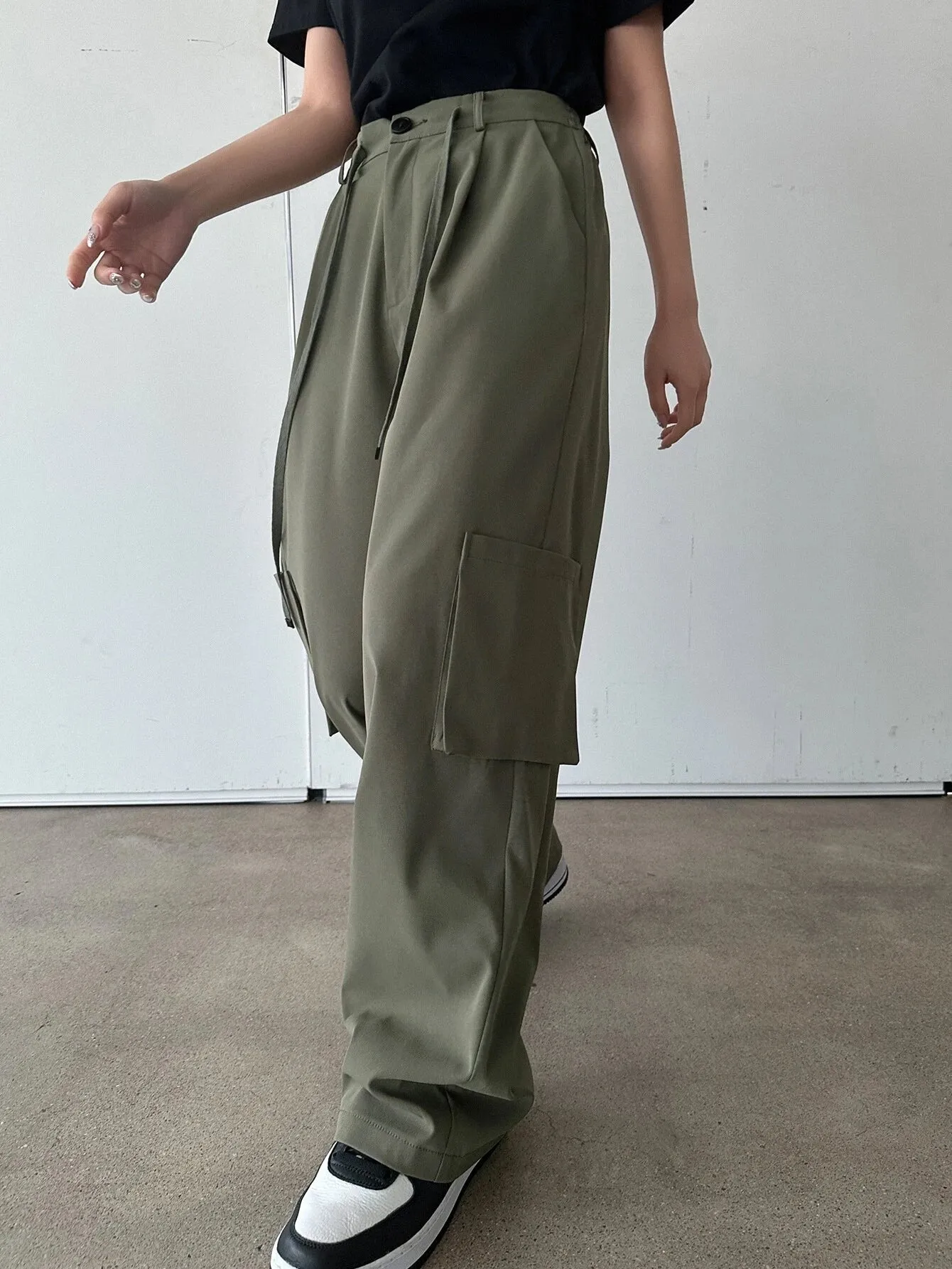 Stylish Casual Pocket Side Cargo Pants