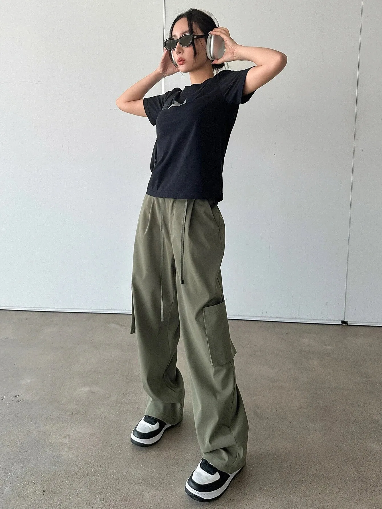 Stylish Casual Pocket Side Cargo Pants