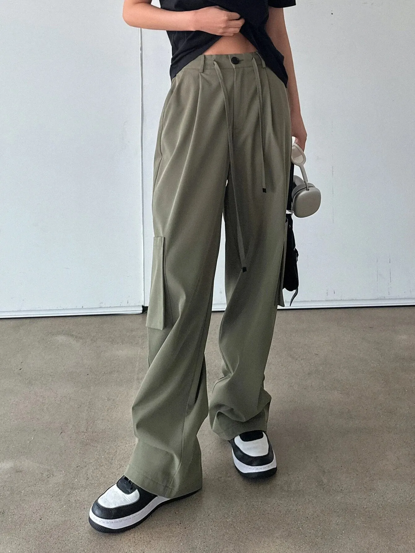 Stylish Casual Pocket Side Cargo Pants