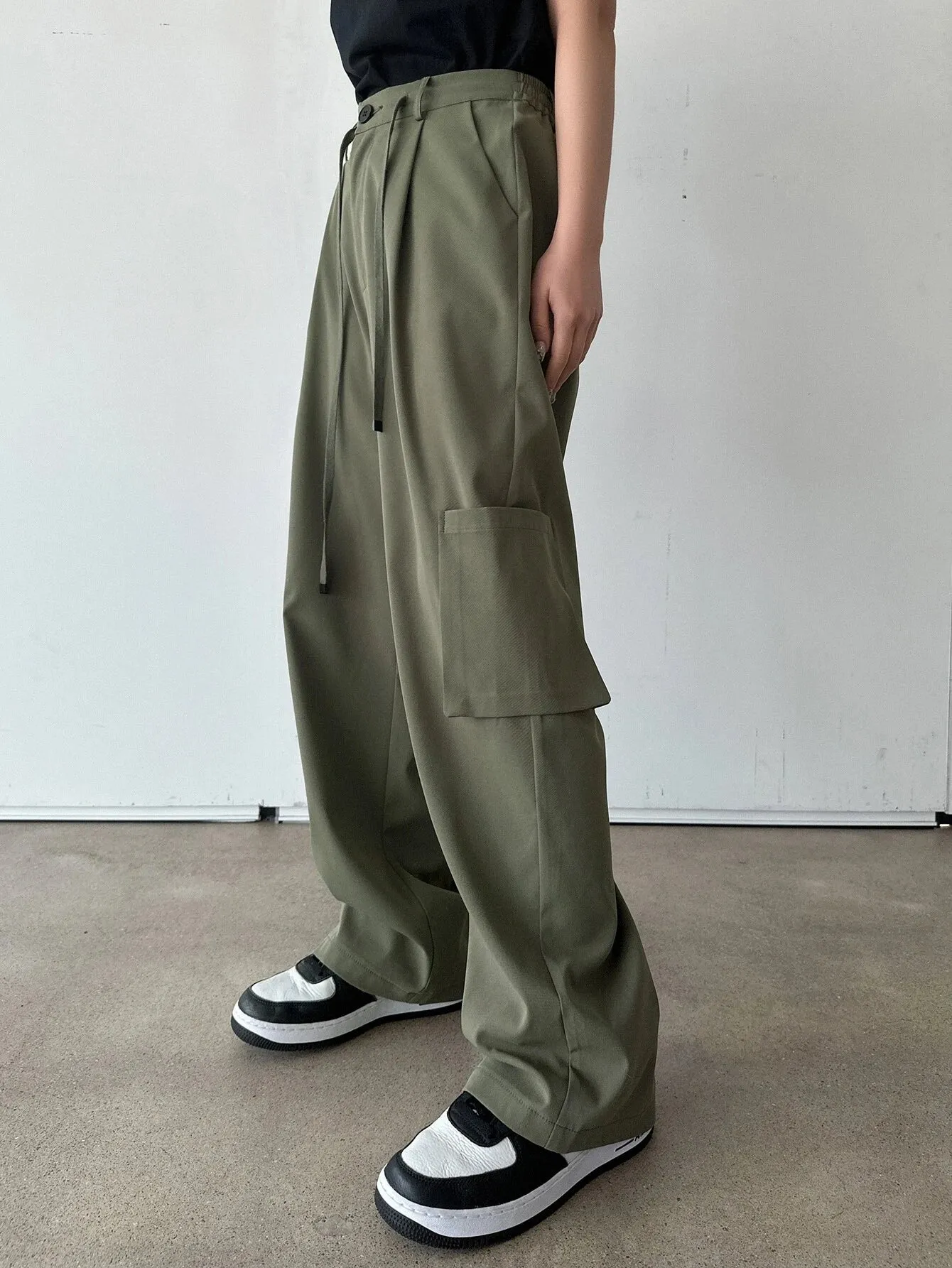 Stylish Casual Pocket Side Cargo Pants