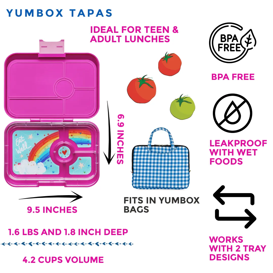Ultimate Yumbox Lunch Set: Zuppa Thermal Food Jar   Tapas Bento Lunch Box