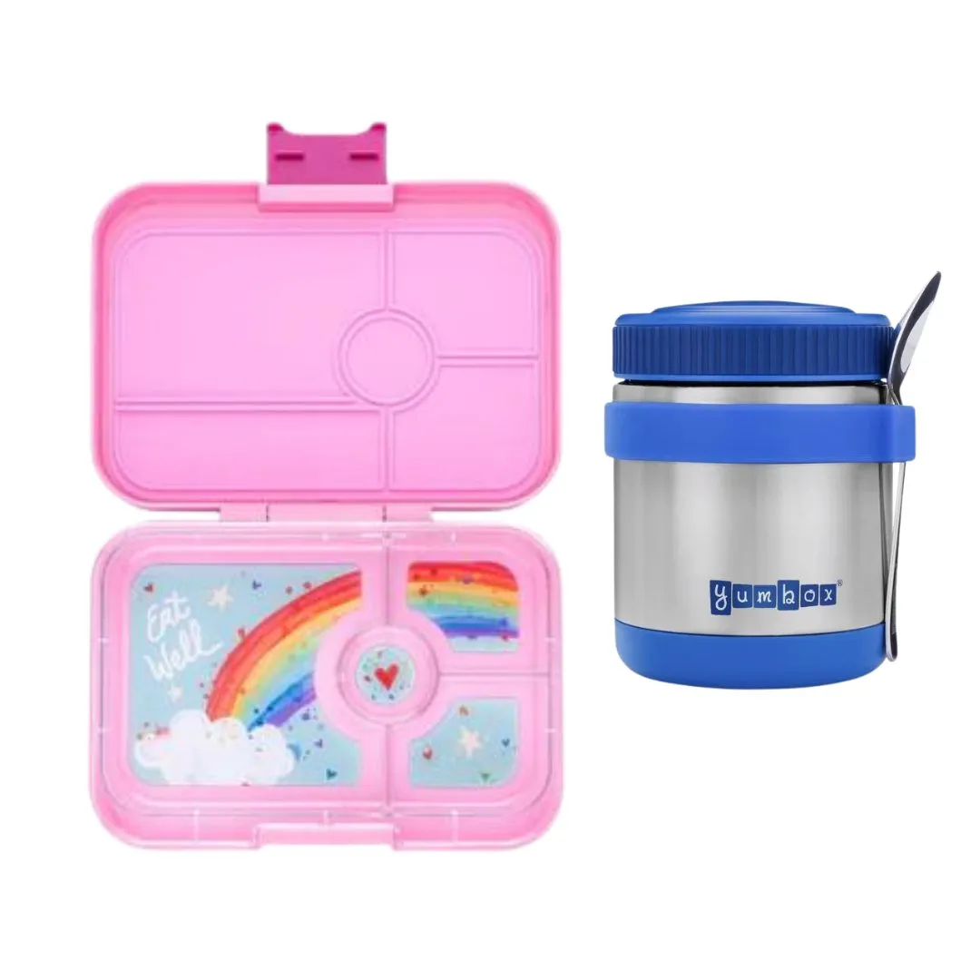 Ultimate Yumbox Lunch Set: Zuppa Thermal Food Jar   Tapas Bento Lunch Box