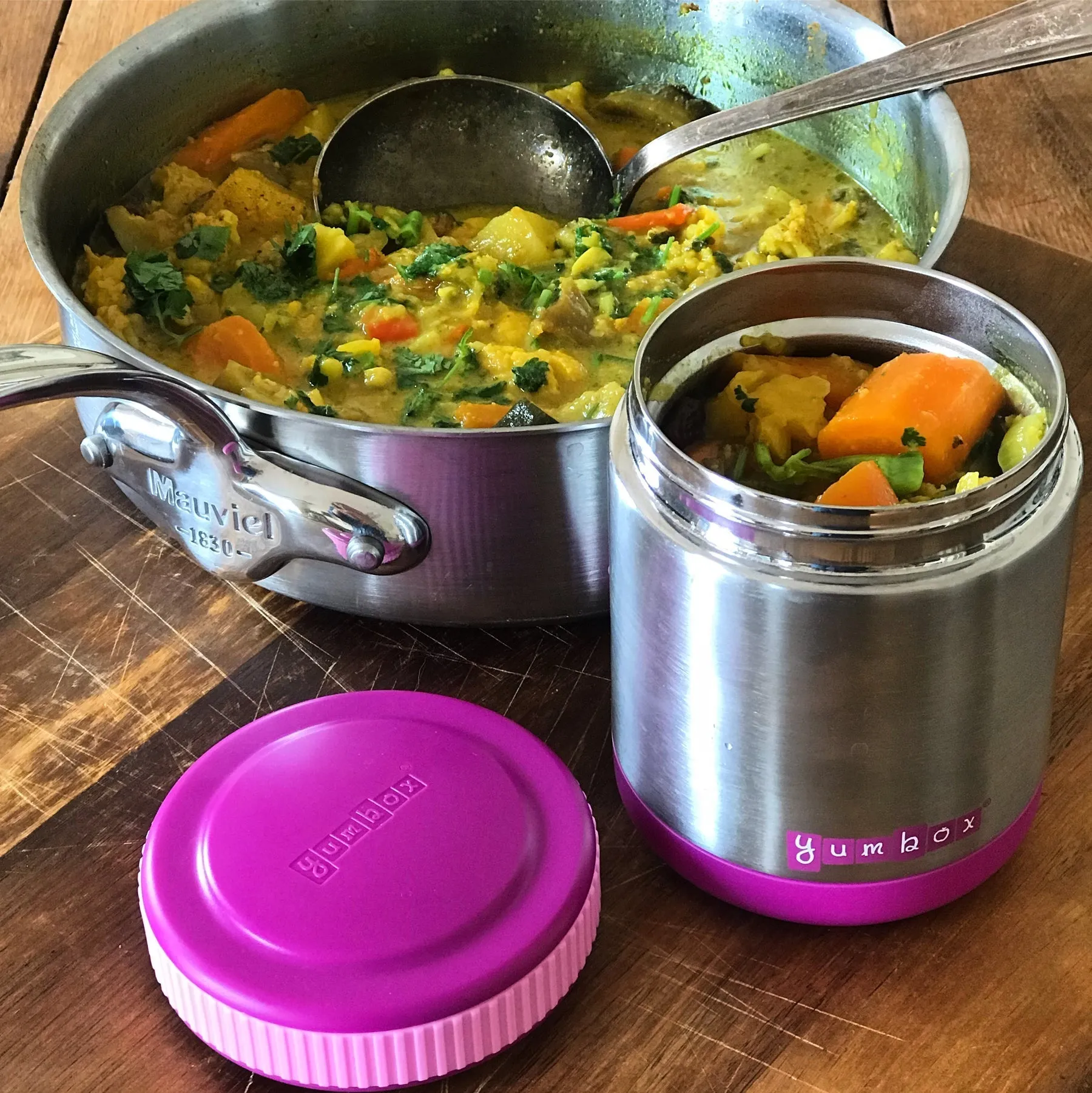 Yumbox Zuppa Thermal Food Jar With Spoon And Band